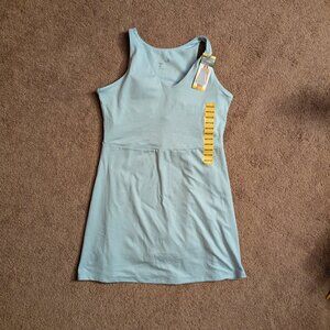 NWT GapFit Active Dress with Built In Shorts and Bra, Blue, Medium